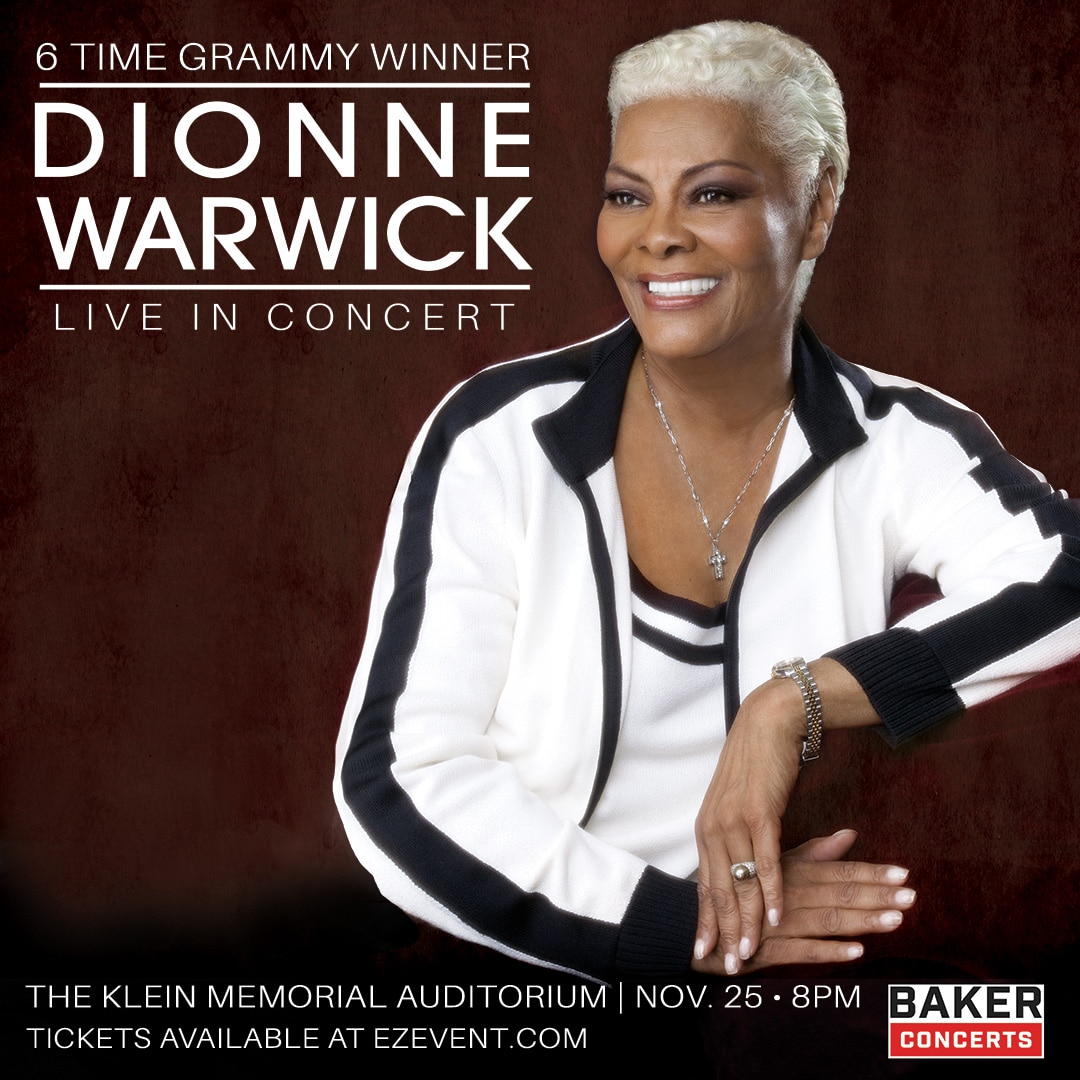 Dionne Warwick - November 25th 2023 at The Klein Memorial Auditorium in Bridgeport, CT