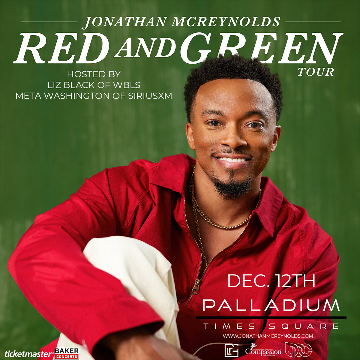 Jonathan McReynolds in NYC on Dec 12th at Palladium Times Square